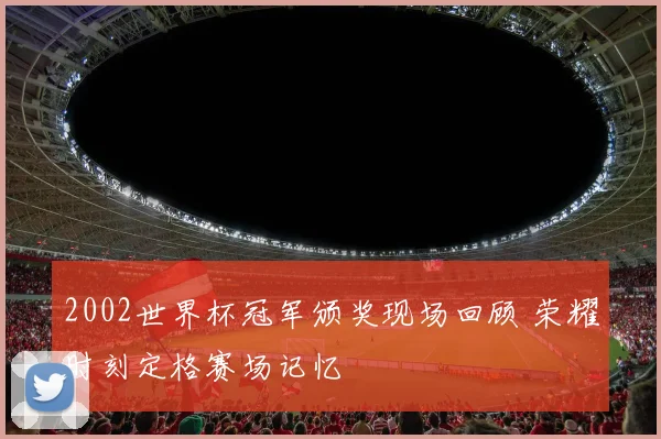 2002世界杯冠军颁奖现场回顾 荣耀时刻定格赛场记忆